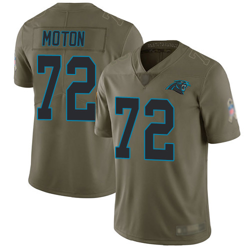 Carolina Panthers Limited Olive Men Taylor Moton Jersey NFL Football #72 2017 Salute to Service->carolina panthers->NFL Jersey
